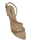 Francesca Heel Nude Sandals - Heeled Sandals Lola Cruz