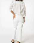 Ali High Rise Slim Flare Blanc Denim - Cropped & Ankle L'Agence