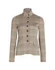 Slade Ponte Single-Breasted Blazer Tan Multi Jackets - Blazers rag & bone