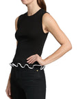 Elianne Sleeveless Top Black Tops - Tanks Veronica Beard
