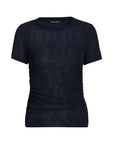 Remus Ruched T-Shirt Navy Tops - Tees Veronica Beard