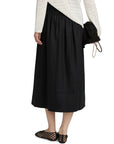 Alessa Skirt Linen Black Skirts - Midi Rails