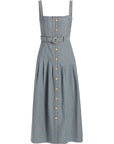 Branwen Denim Dress Light Indigo Dresses - Midi Cinq A Sept