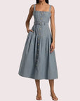 Branwen Denim Dress Light Indigo Dresses - Midi Cinq A Sept