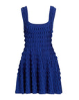 Vanna Scalloped Knit MIni Dress Blueberry Dresses - Short Simkhai