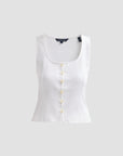 Quenby Top White Tops - Tanks Veronica Beard