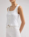 Quenby Top White Tops - Tanks Veronica Beard