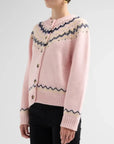 Fallon Stud Fair Isle Cardigan Sweater - Cardigans rag & bone