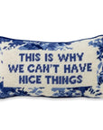 Nice Things Needlepoint Pillow Home Decor - Pillows Furbish