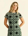 Waverly Lace Dress Emerald Dresses - Midi Cartolina