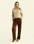 Skye Easy Fit Cardigan Oatmeal Sweater - Cardigans Cartolina