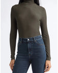 Wyeth Turtleneck Green Shadow Tops - Turtleneck Veronica Beard