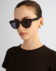 Majestic Black Polarized Sunglasses Le Specs