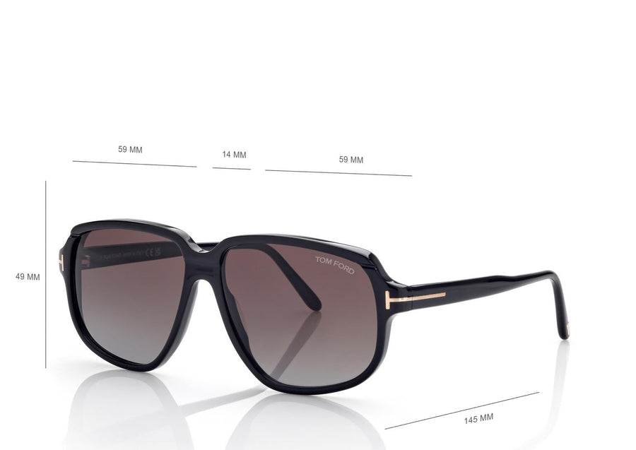 Anton Sunglasses Black Accessories - Sunglasses Tom Ford 