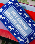 Hold My Horses Needlepoint Pillow Home Decor - Pillows Furbish