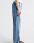 Featherweight Logan Pull on Track Eversport Denim - Flare & Wide Leg rag & bone