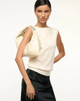 Mini Ronnie Bag Cream Hobo & Shoulder Staud