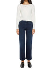 The Mid Rise Rambler Zip Ankle Chip On My Shoulder Denim - Straight Mother