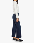 The Mid Rise Rambler Zip Ankle Chip On My Shoulder Denim - Straight Mother