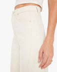 Half Pipe Ankle Act Natural Denim - Flare & Wide Leg Mother