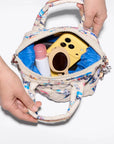 Micro Sutton Dede Beach Print Tote & Satchel MZ Wallace