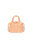 Micro Sutton Sunset Orange Gingham Crossbody MZ Wallace