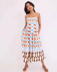 Sea Island Dress Talavera Tile Ivory Dresses - Midi Cara Cara