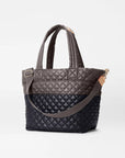 Medium Metro Tote Deluxe Black/Magnet Tote & Satchel MZ Wallace
