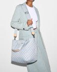 Metro Tote Deluxe Medium Chambray Tote & Satchel MZ Wallace