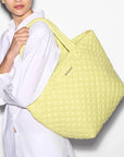 Medium Metro Tote Deluxe Celery Tote & Satchel MZ Wallace
