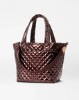 Medium Metro Tote Deluxe Bordeaux Lacquer Tote & Satchel MZ Wallace