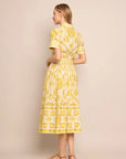 Malena Dress Mystic Yellow Dresses - Midi Cara Cara