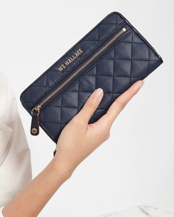 Long Crosby Wallet Navy – Peter Kate