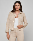 Janelle Slim Raw Jacket Biscuit Jackets - Denim L'Agence