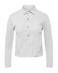 Janelle Slim Raw Jacket Blanc Jackets - Denim L'Agence