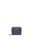 Small Zip Round Wallet Dark Navy Wallets MZ Wallace