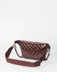Small Crosby Sling Bordeaux Lacquer Crossbody MZ Wallace