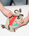 Small Crosby Sling Sandy Linen Crossbody MZ Wallace