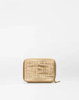 Passport Organizer Gold Croc Effect Wallets MZ Wallace