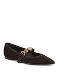 Selene Charm Ballet Flat Espresso Flats - Ballet Veronica Beard - Shoes