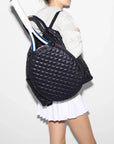 Doubles Tennis Convertible Backpack Black Backpack MZ Wallace