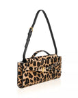 Leopard Dash Clutch Dark Acorn Multi Clutch Veronica Beard