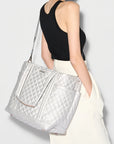 Large Empire Tote Oyster Metallic Tote & Satchel MZ Wallace