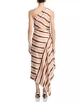 Lyn Dress Peach Blossom/Milk Chocolate Dresses - Maxi A.L.C