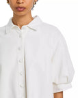 Billow Sleeve Shirt White Tops - Blouses Frame