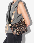 Small Metro Camera Bag Leopard Crossbody MZ Wallace
