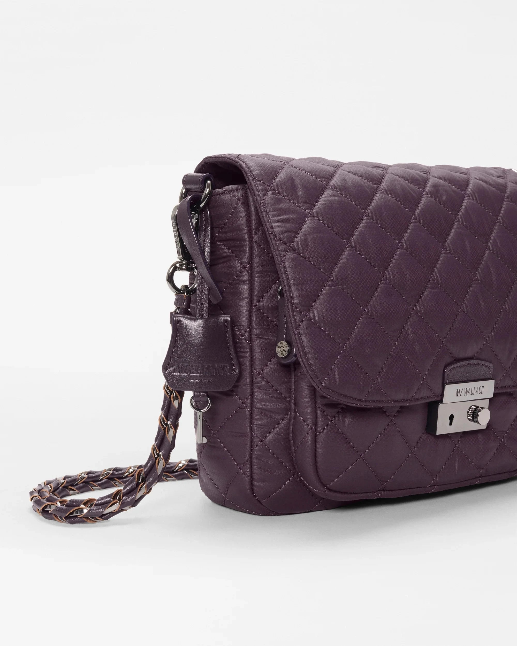 Medium Crosby Lock Crossbody Raisin – Peter Kate