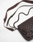 Medium Crosby Lock Crossbody Espresso Crossbody MZ Wallace