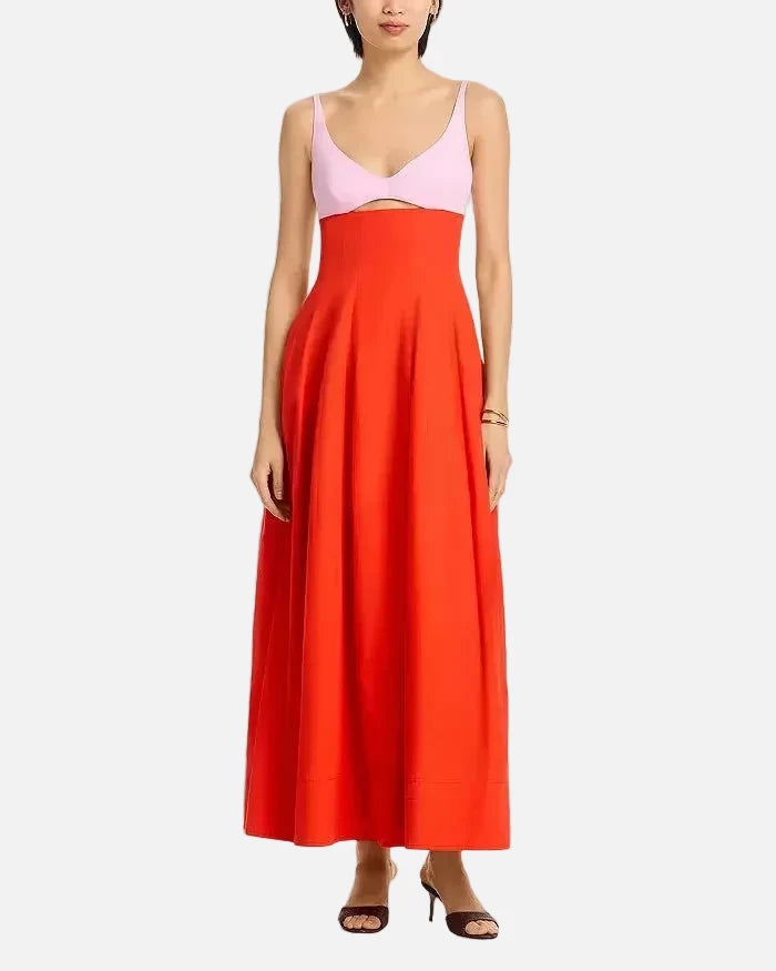 Maddy Cotton Midi Dress Lobster Multi Peter Kate Maddy Cotton Midi Dress Lobster Multi Peter Kate