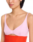 Maddy Cotton Midi Dress Lobster Multi Dresses - Midi Simkhai